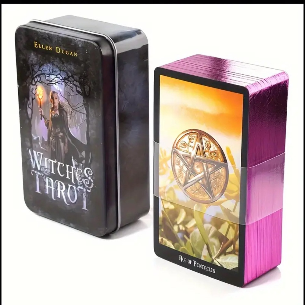 Witches Tarot Deck with Tin Box